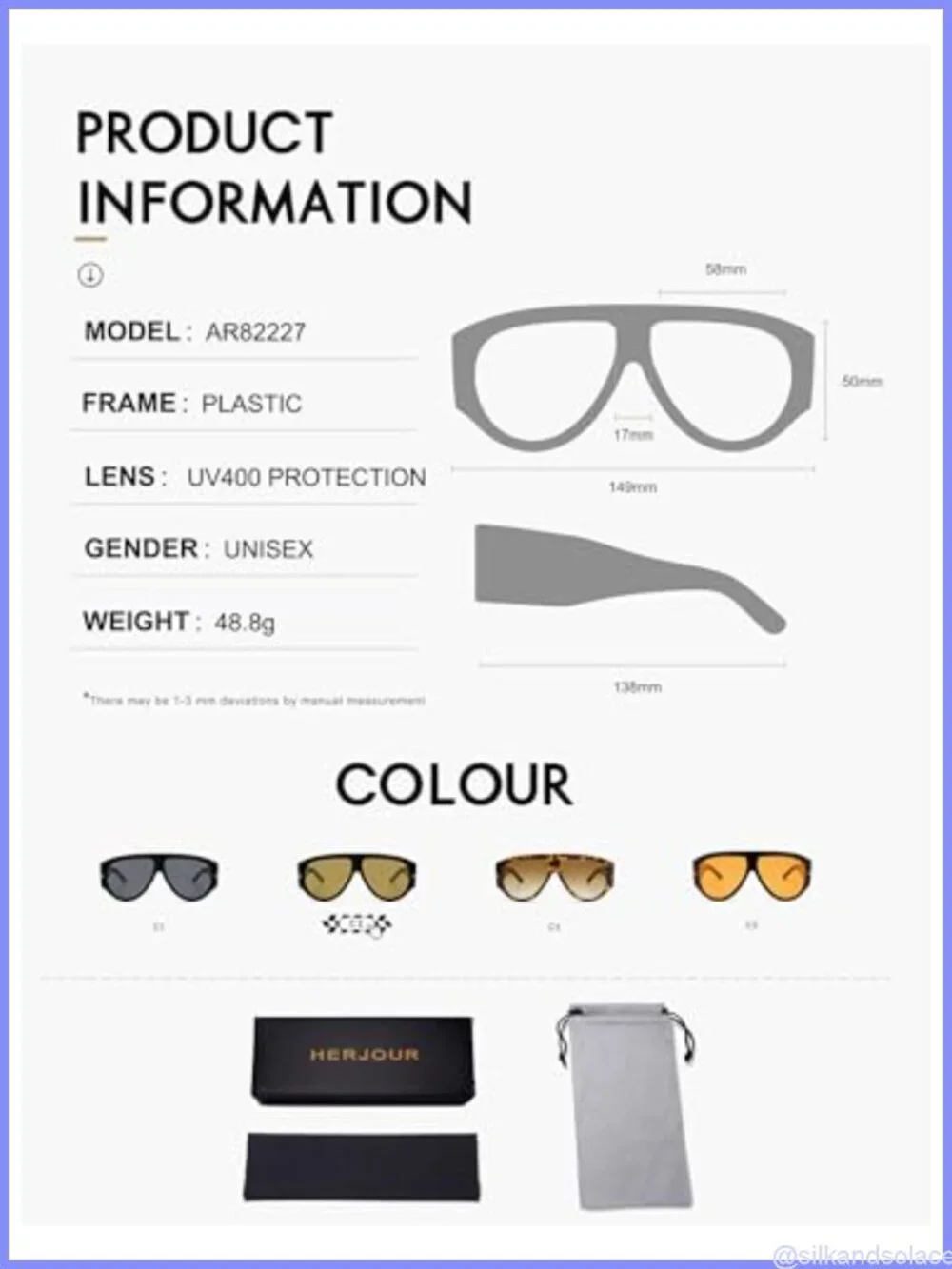 Oversized Retro Aviator Sunglasses Full Frame 99% UV Protection Unisex